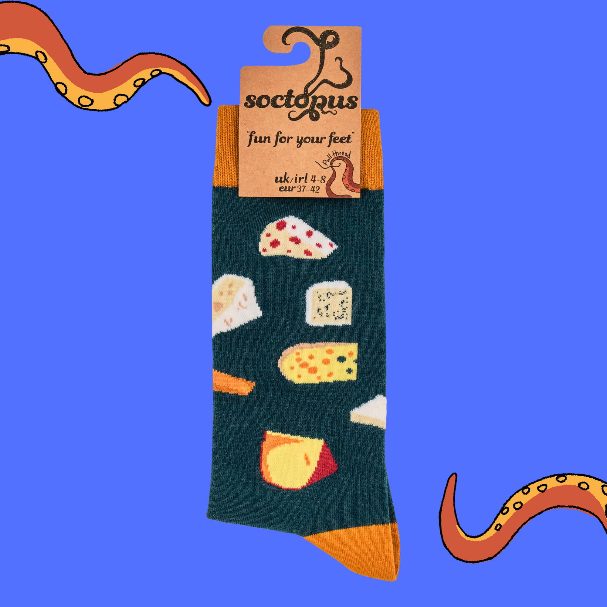 Cheesy Feet Socks
