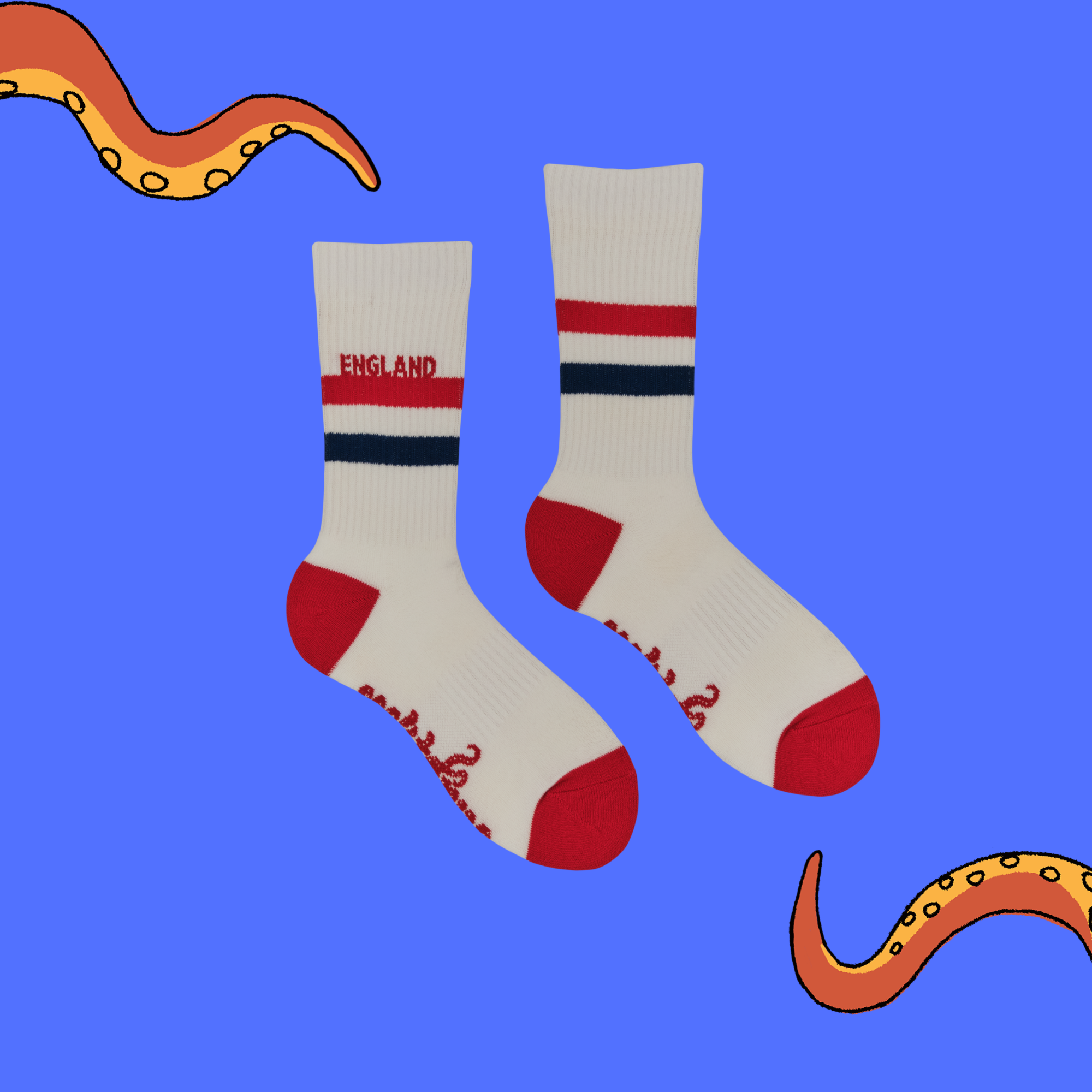 England Retro Sports Athletic Socks