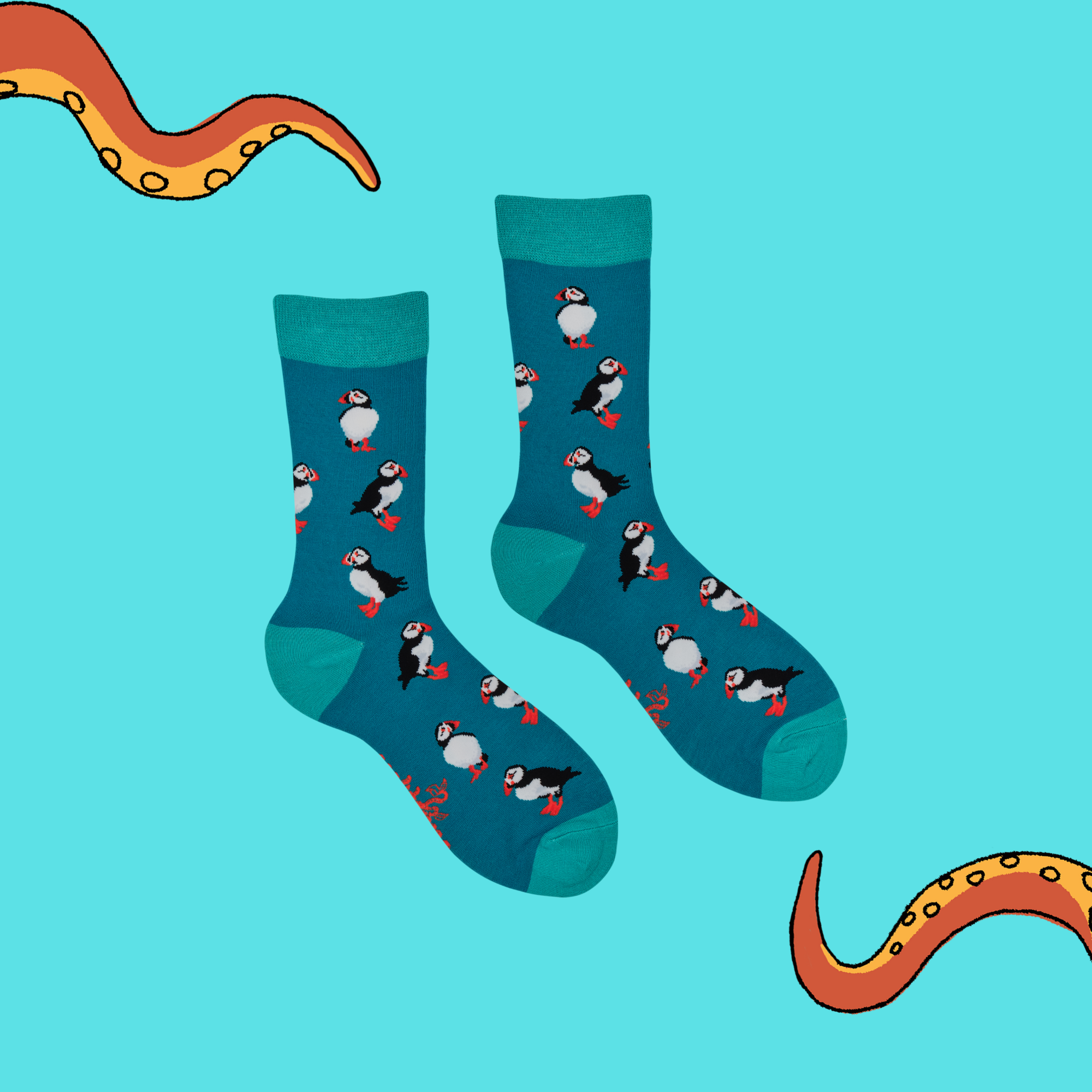 Puffin Bamboo Socks - Huffin' and Puffin'