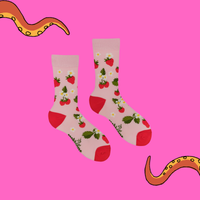 Bamboo Socks - Strawberries - Floorberries
