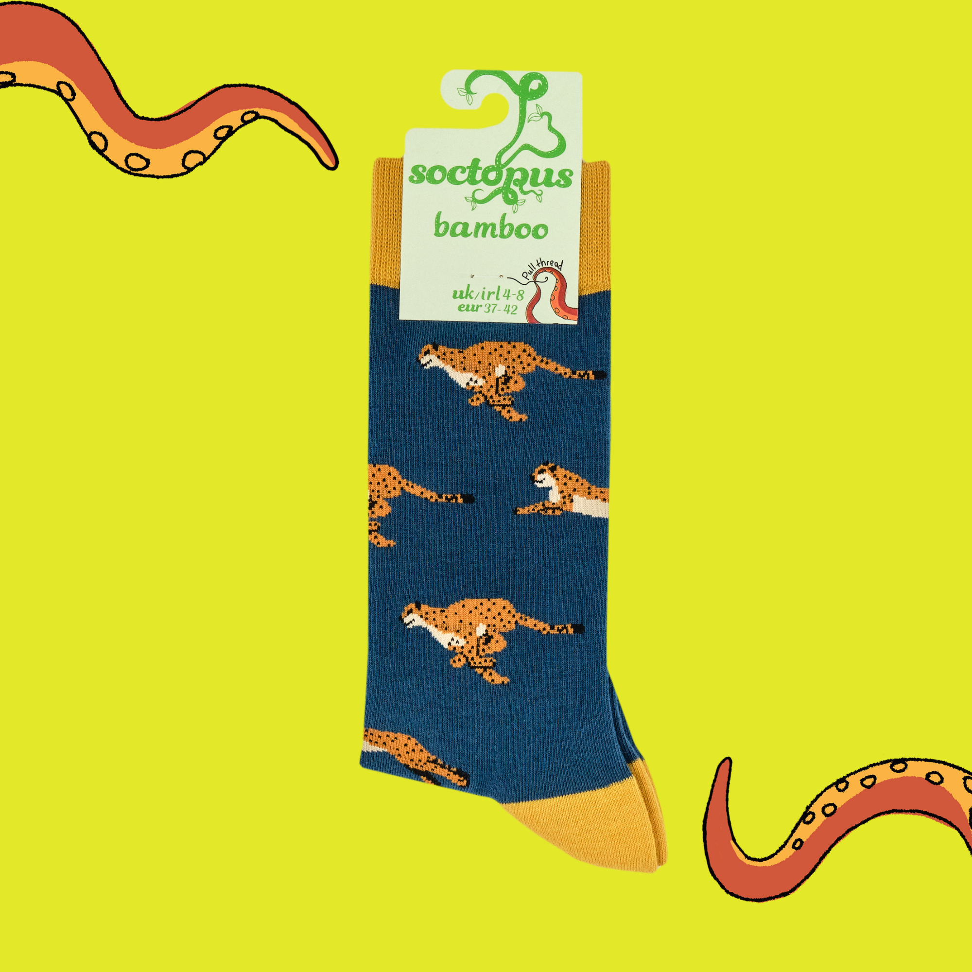 Cheetah Bamboo Socks