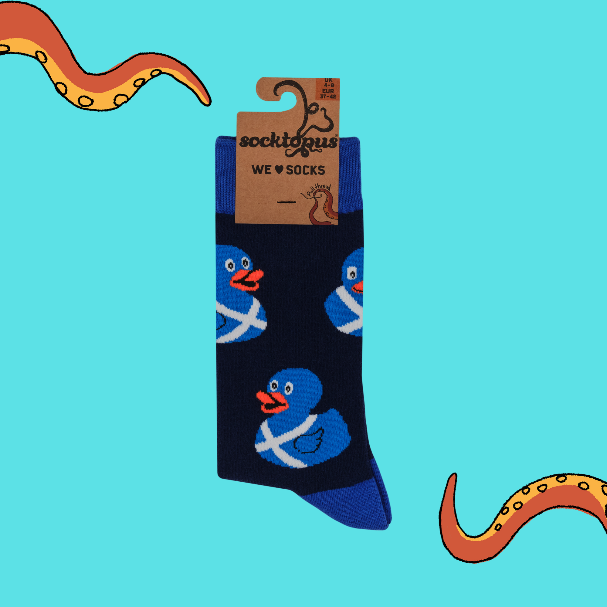 Scottish Rubber Duckies Socks