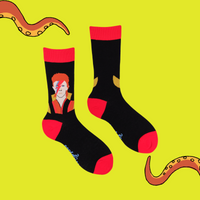 David Bowie Socks - Ziggy Sockdust