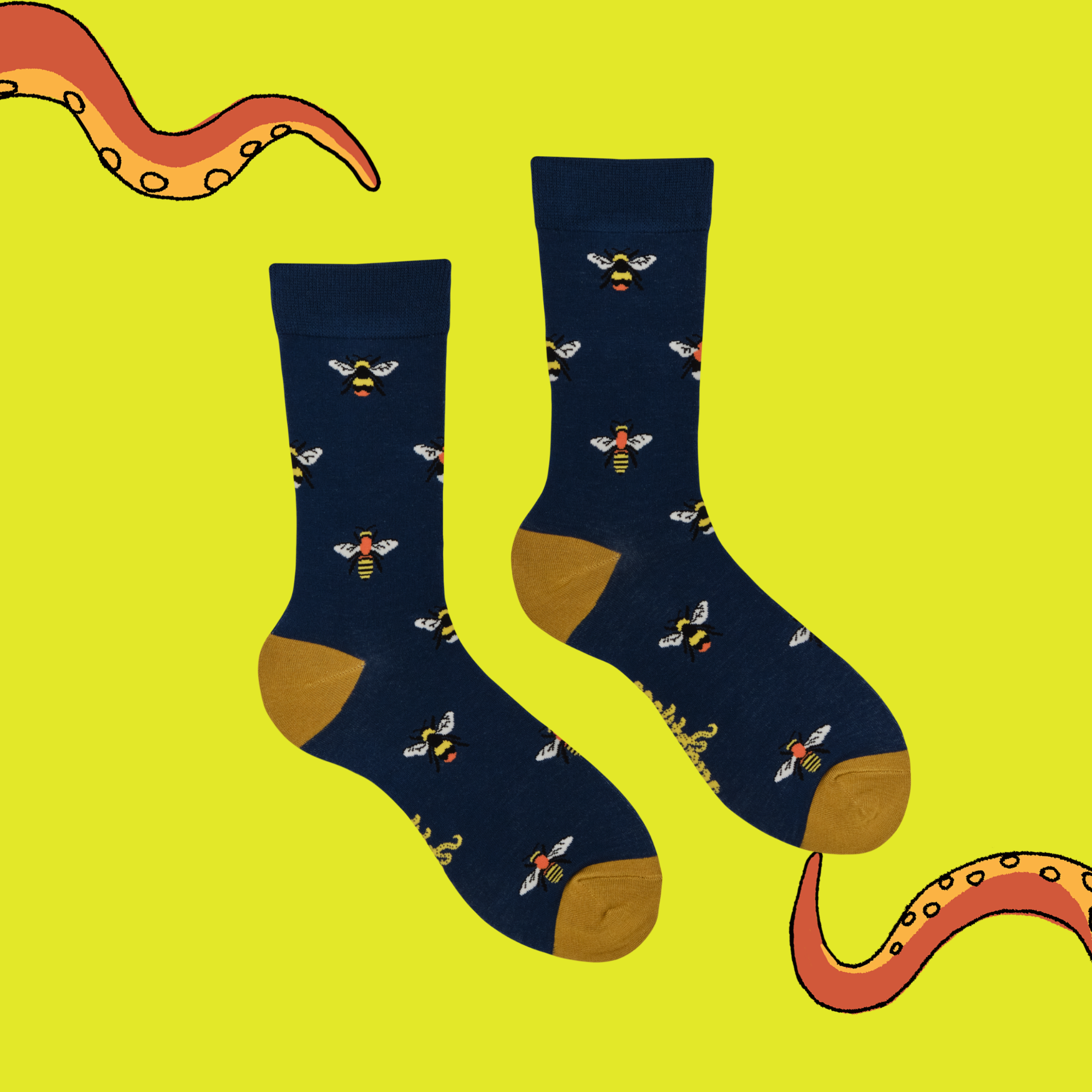 Bamboo Socks - Bee Happy