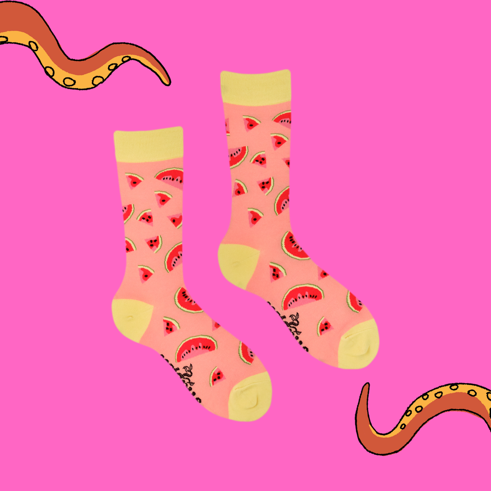 Watermelons Bamboo Socks