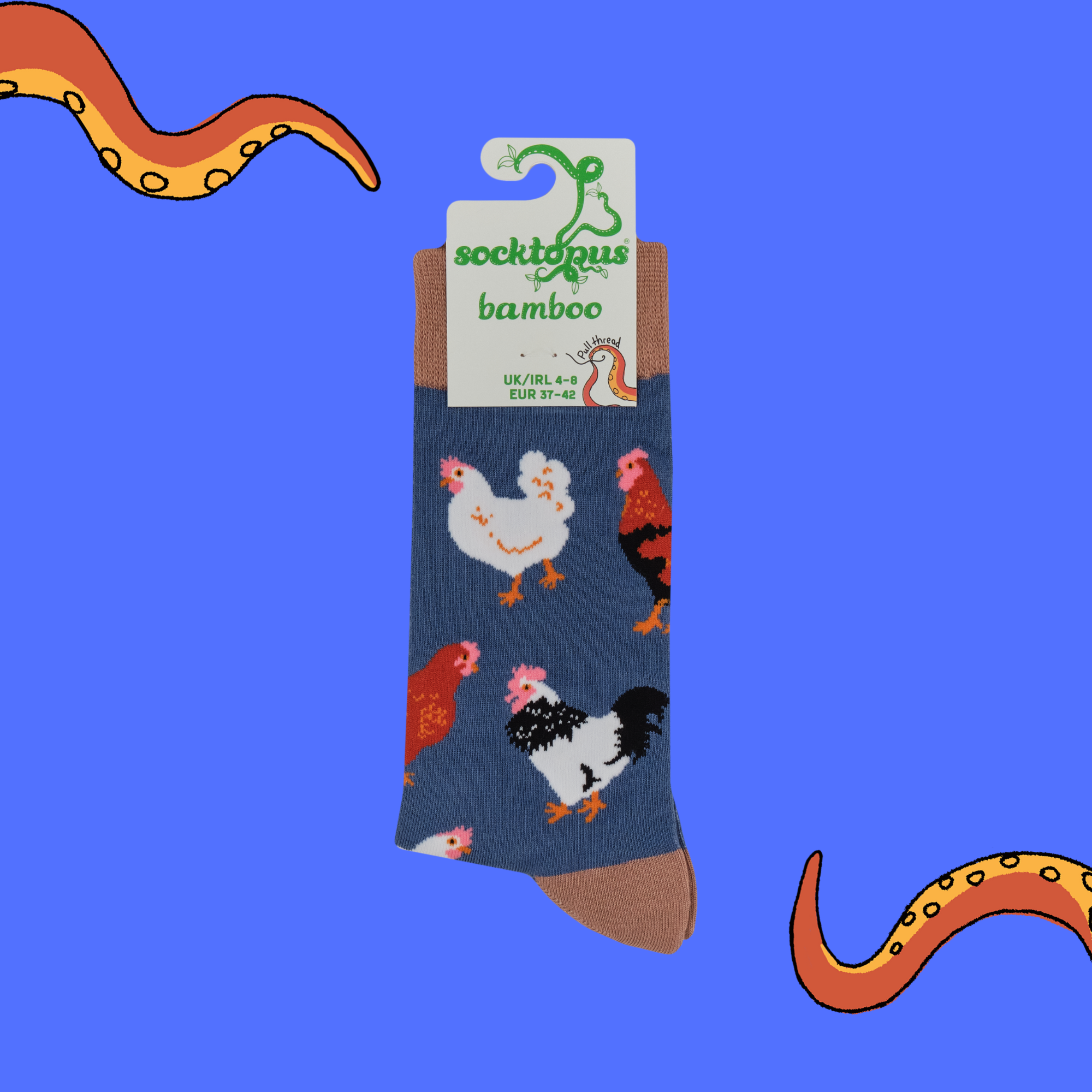 Chicken Bamboo Socks - Chick 'n' Mix