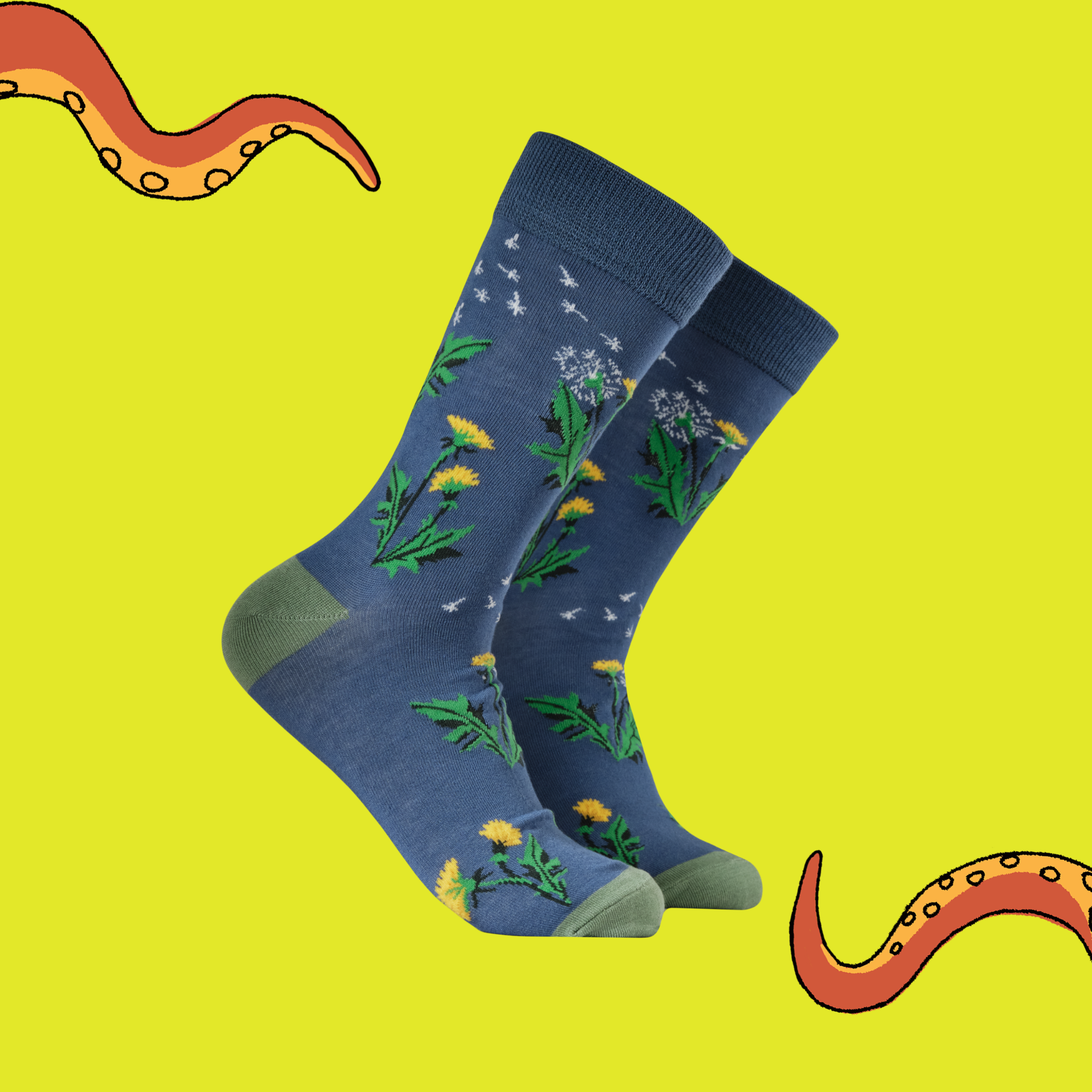 Bamboo Socks - Dandelion and Bur-Sock