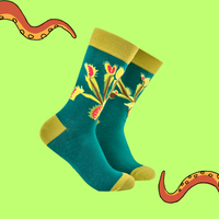 Venus Fly Trap Bamboo Socks