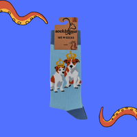 Jack Russell Terrier Socks - The Royal Couple