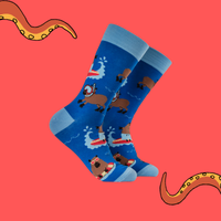 Summer Holiday Capybara Socks - Cappy Holidays