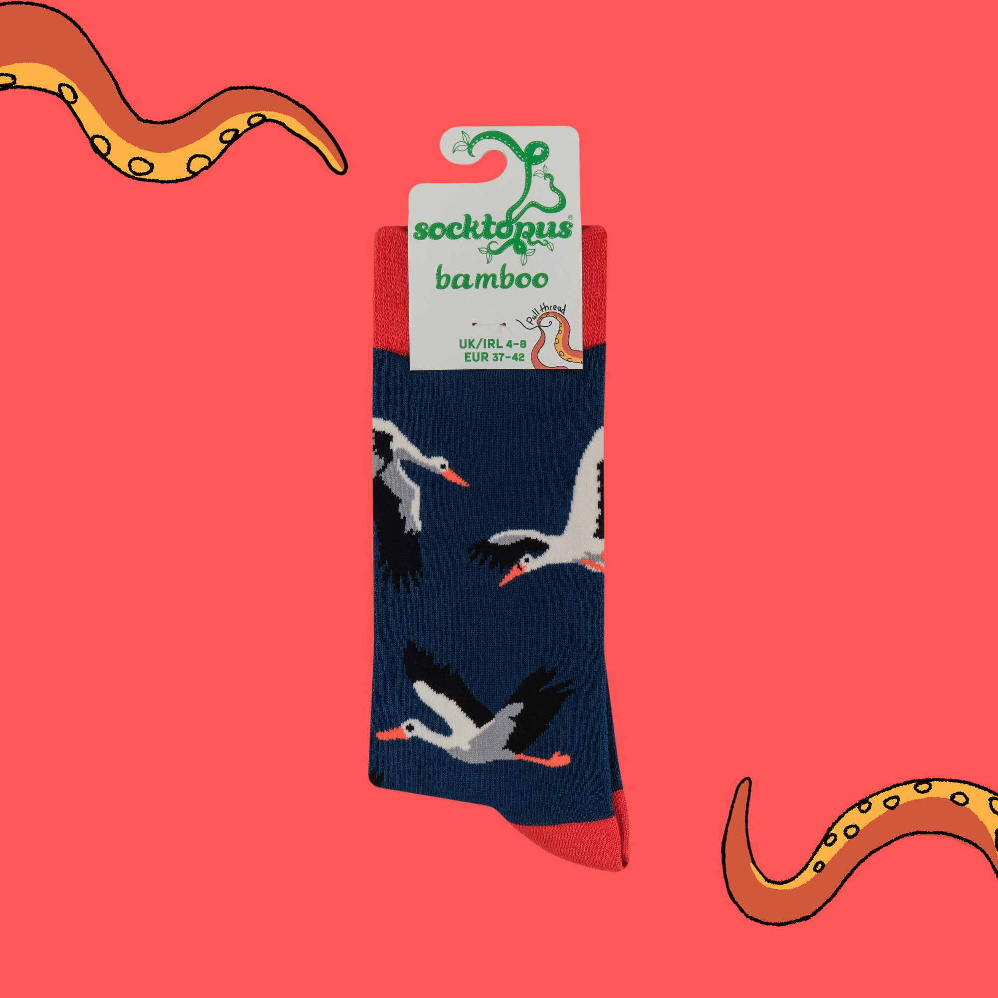 Stork Bamboo Socks - Special Delivery