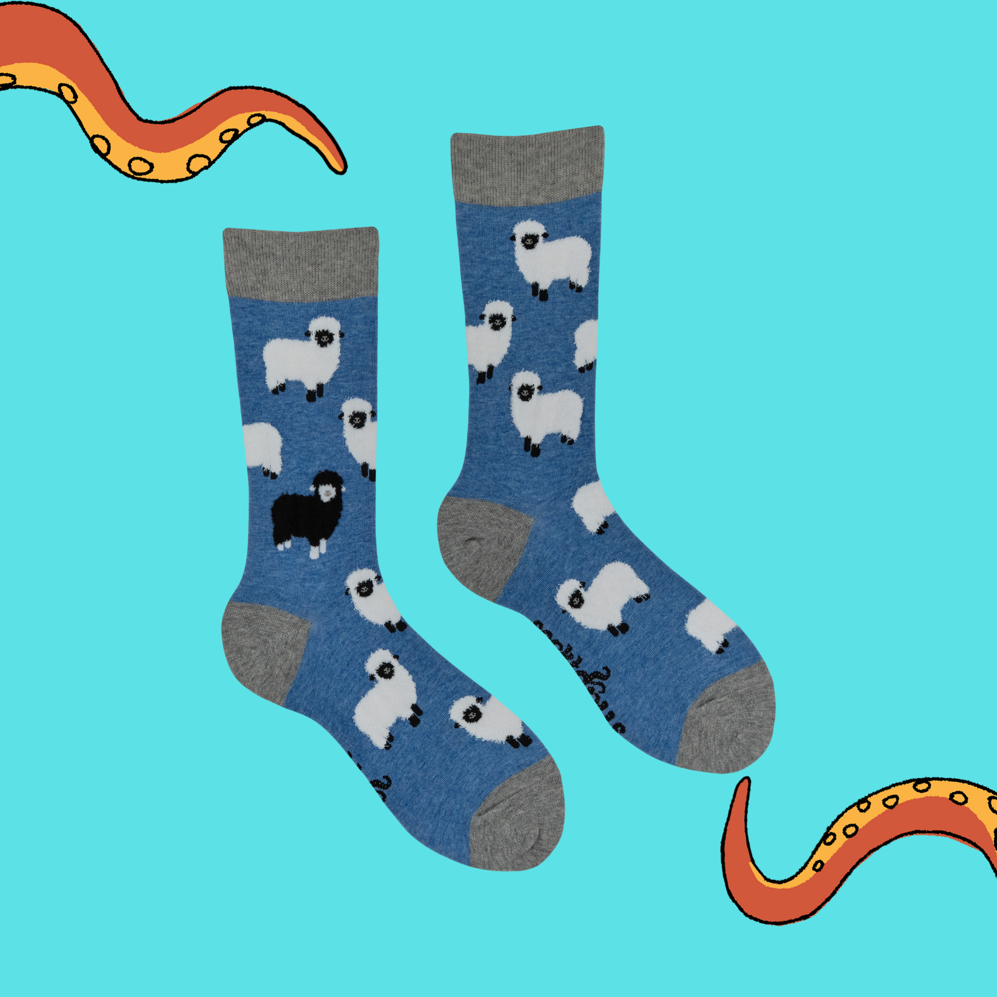 Fluffy Sheep Socks