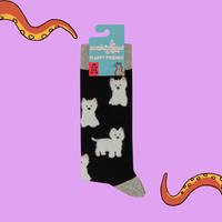 Fluffy Westies Socks
