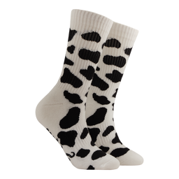 Cow Print Athletic Socks