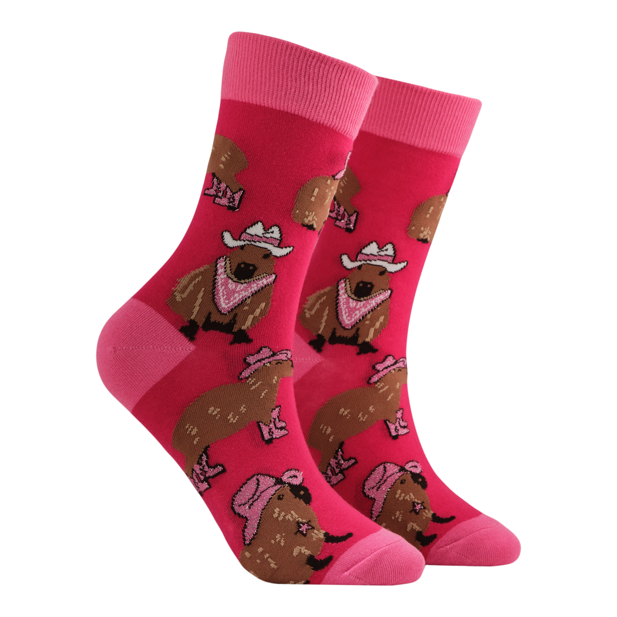 Cowboy Capybara Mini Socks