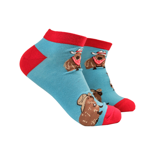 Cowboy Capybara Trainer Socks