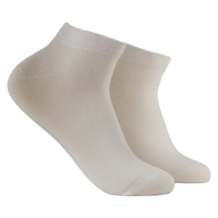 Cream Soda - Bamboo Colours Trainer Socks