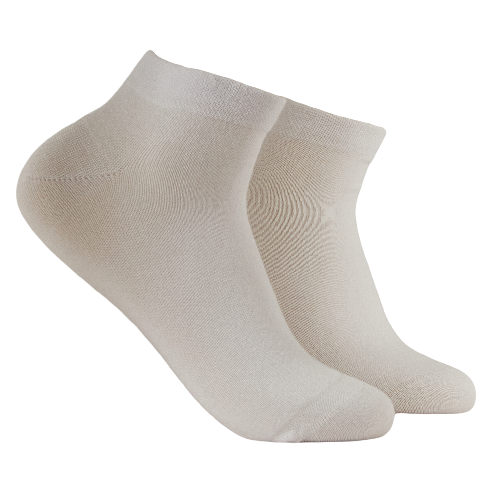 Cream Soda - Bamboo Colours Trainer Socks