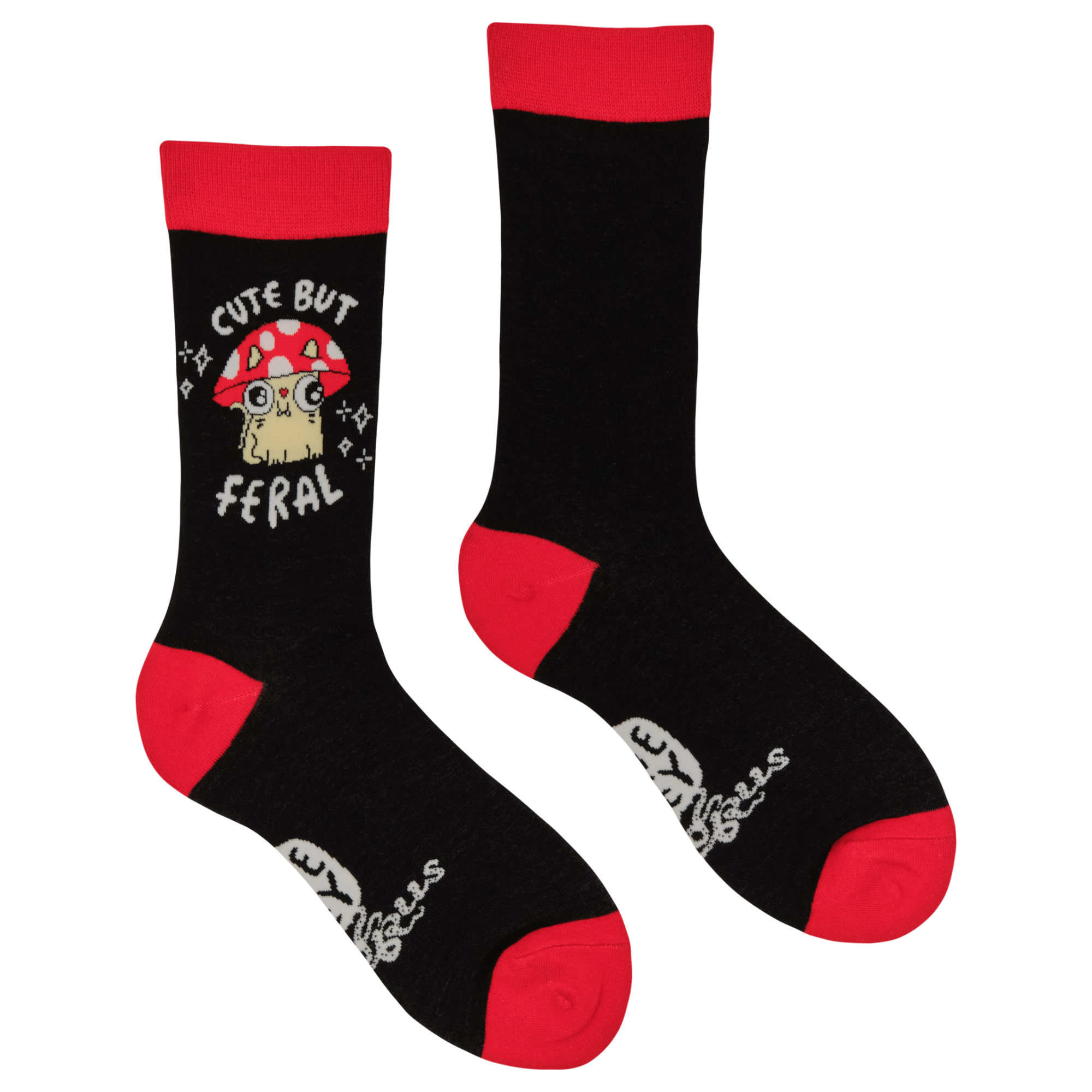 Cute But Feral Socks - Socktopus X Katie Abey
