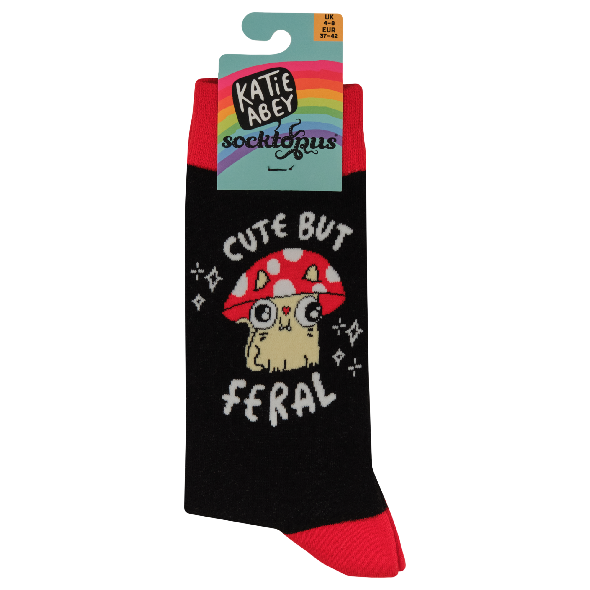 Cute But Feral Socks - Socktopus X Katie Abey