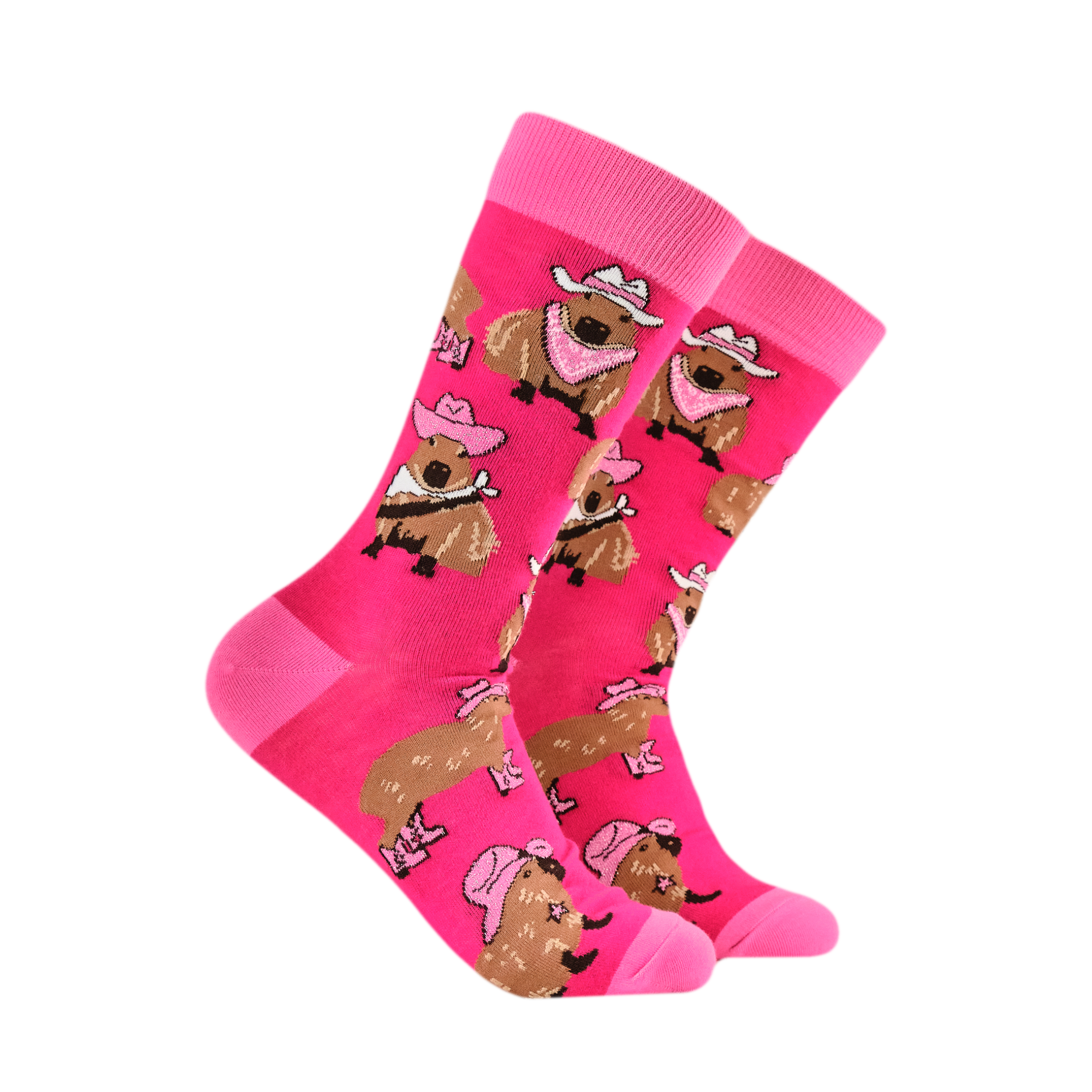 Cowboy Capybara Socks
