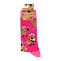 Cowboy Capybara Socks