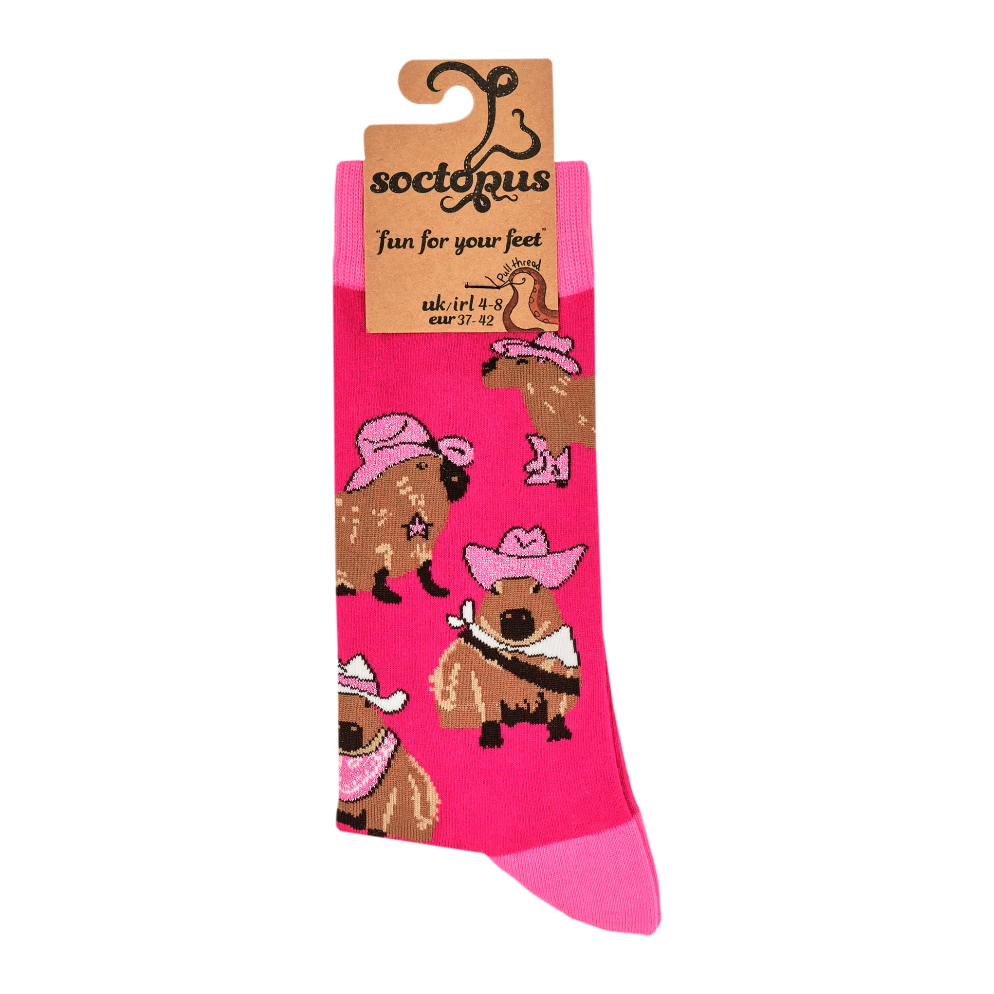 Cowboy Capybara Socks