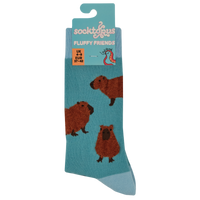 Fluffy Capybara Socks