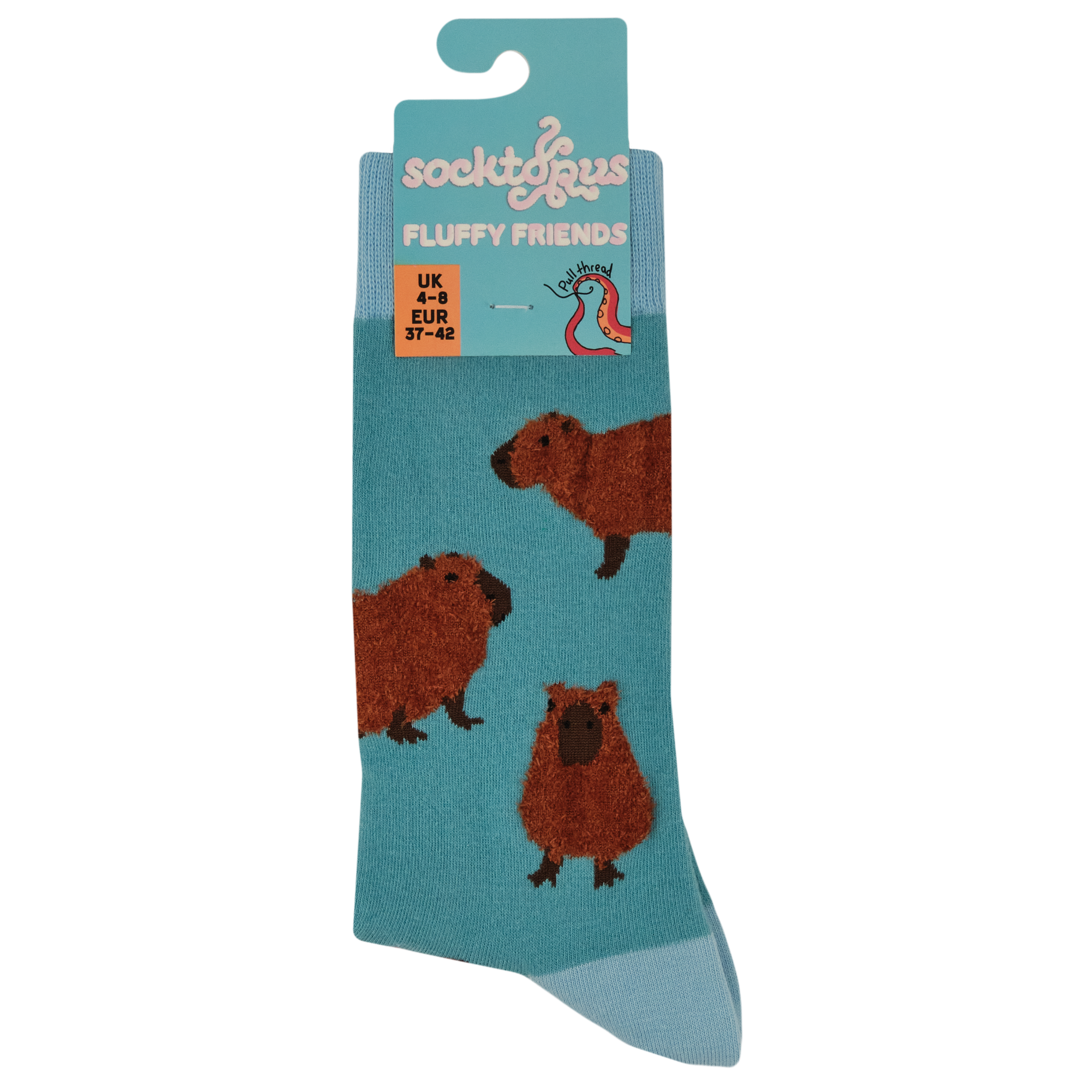 Fluffy Capybara Socks
