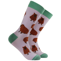 Fluffy Capybara Socks