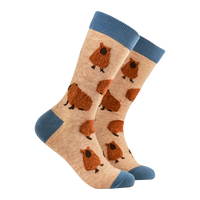 Fluffy Capybara Socks