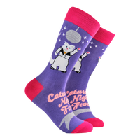 Cat Socks - Caturday Night Fever