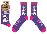 Cat Socks - Caturday Night Fever