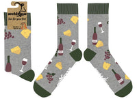 Charcuterie Socks - Cheese and Wine