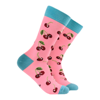 Cherries Bamboo Socks