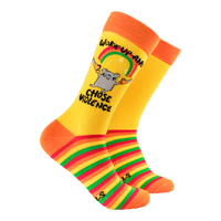 Chose Violence Socks - Socktopus X Katie Abey