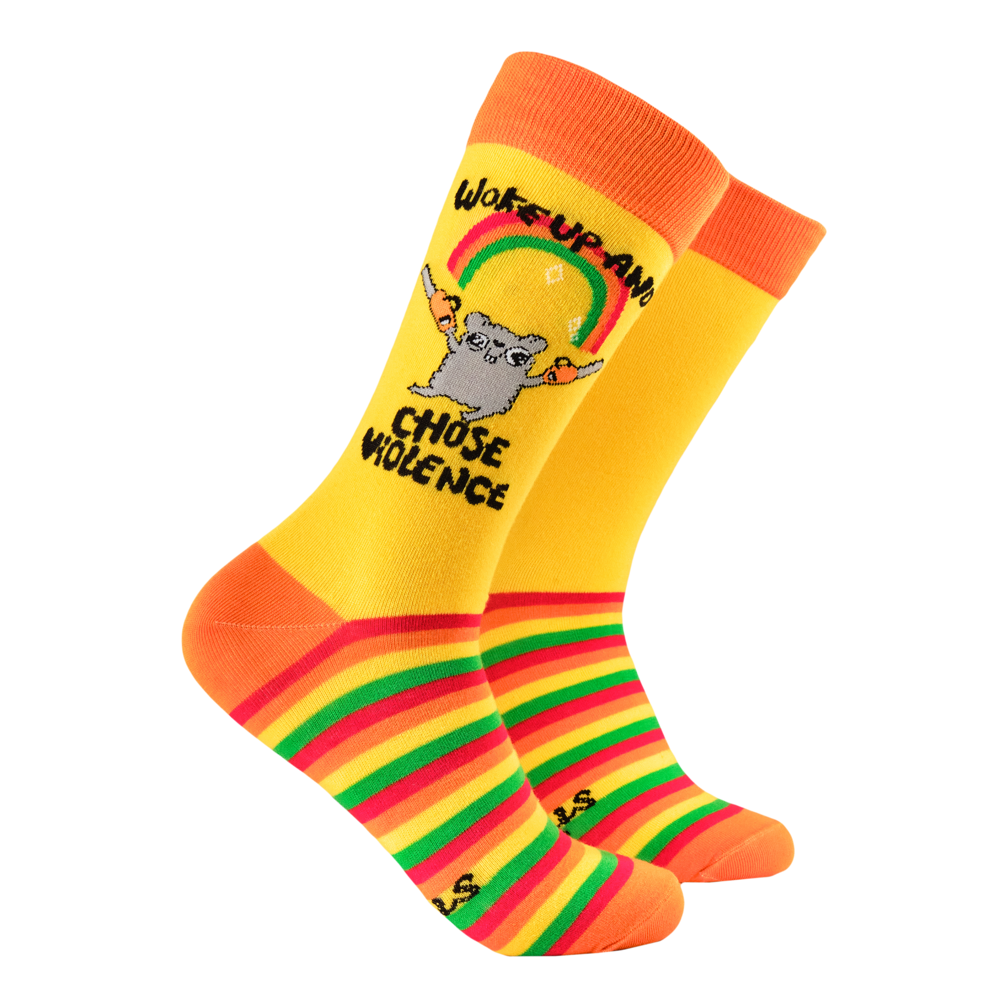 Chose Violence Socks - Socktopus X Katie Abey