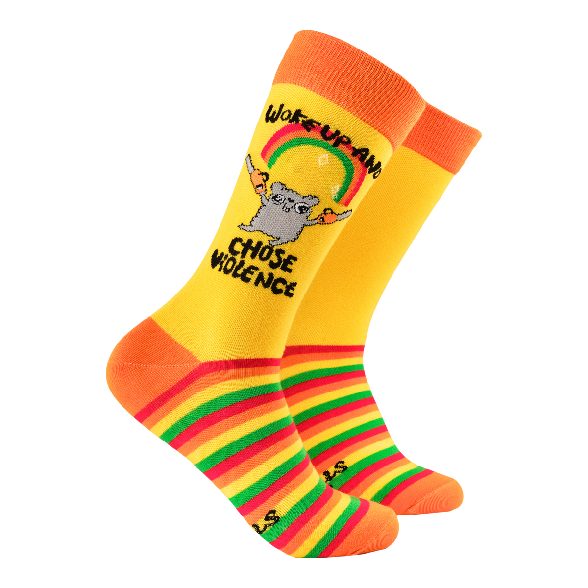 Chose Violence Socks - Socktopus X Katie Abey