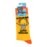 Chose Violence Socks - Socktopus X Katie Abey