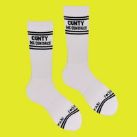Sweary Sport Socks - Cunty Mc Cuntface