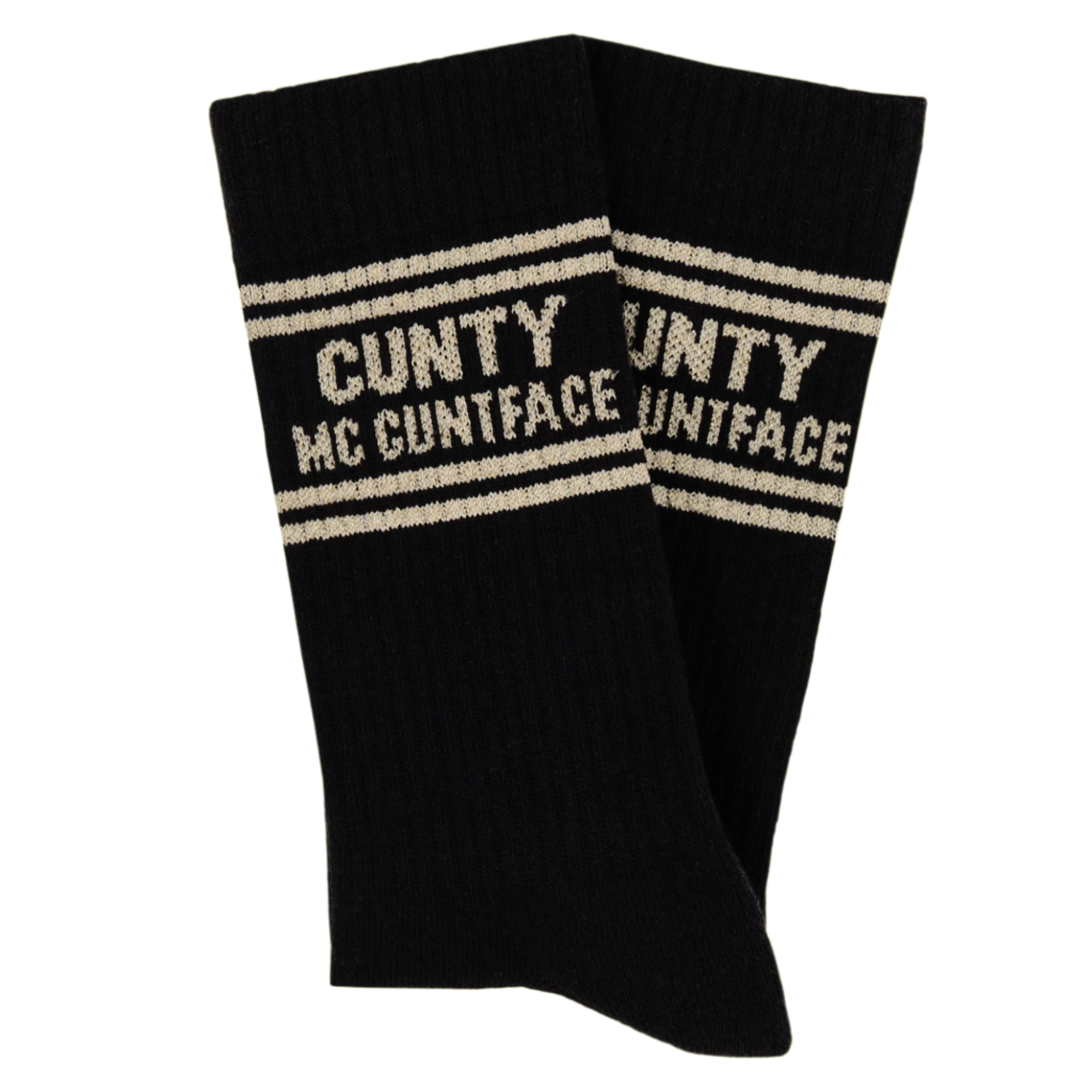 Sweary Sport Socks - Cunty Mc Cuntface