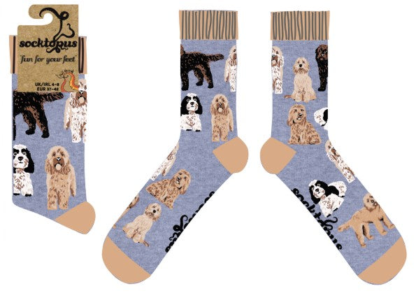 Cockapoo Socks - Cockapoodle-Doo