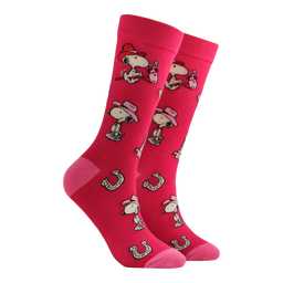 In the Saddle Snoopy Socks - Peanuts
