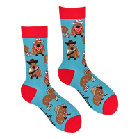 Cowboy Capybara Socks