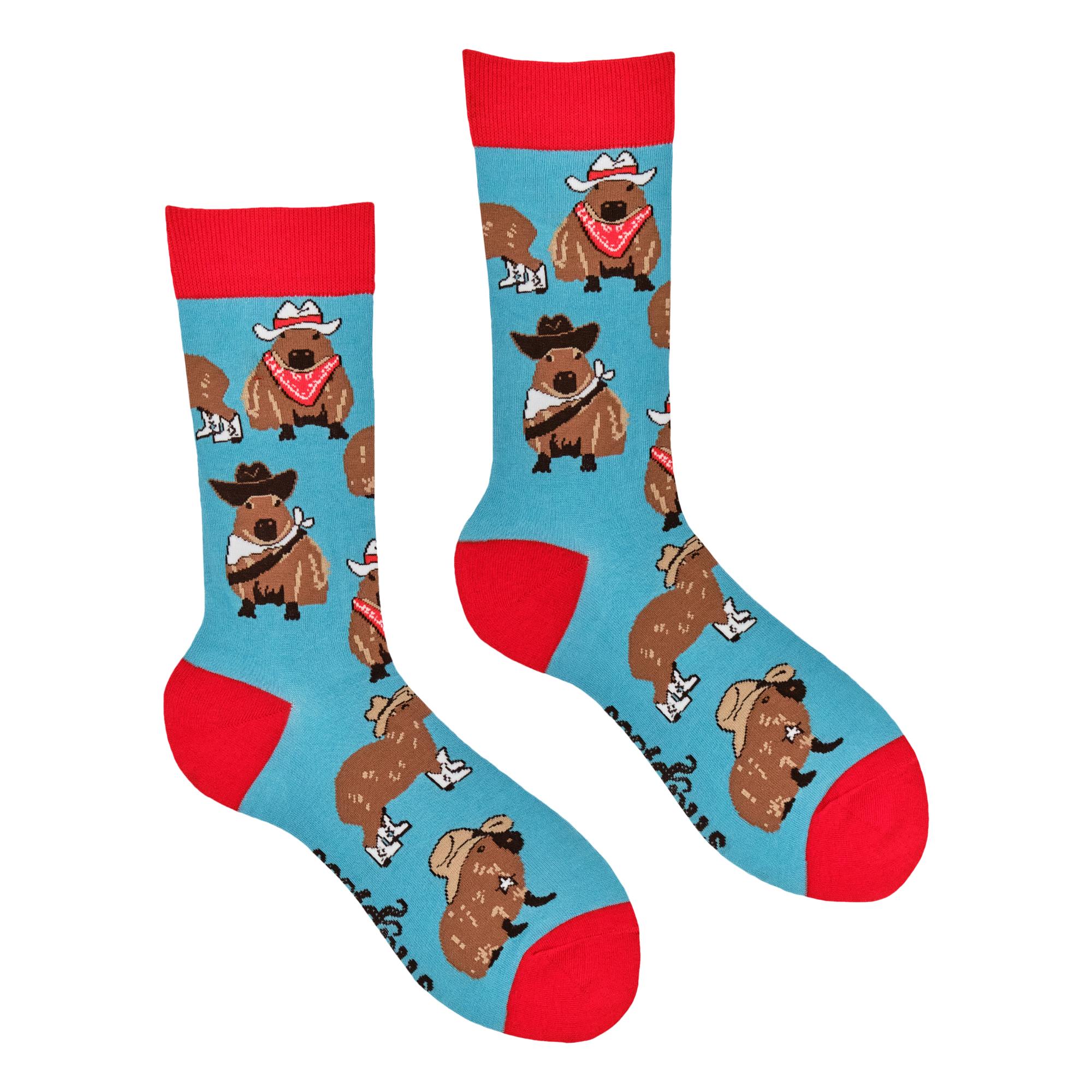 Cowboy Capybara Socks