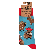 Cowboy Capybara Socks