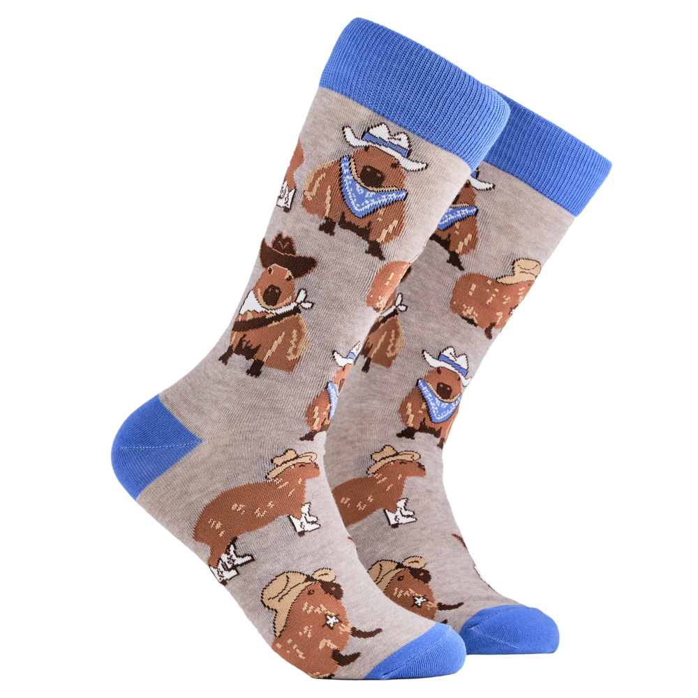 Cowboy Capybara Socks · Wholesale Socktopus