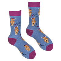 Highland Cow Socks - Crochet Och Aye the Moo!