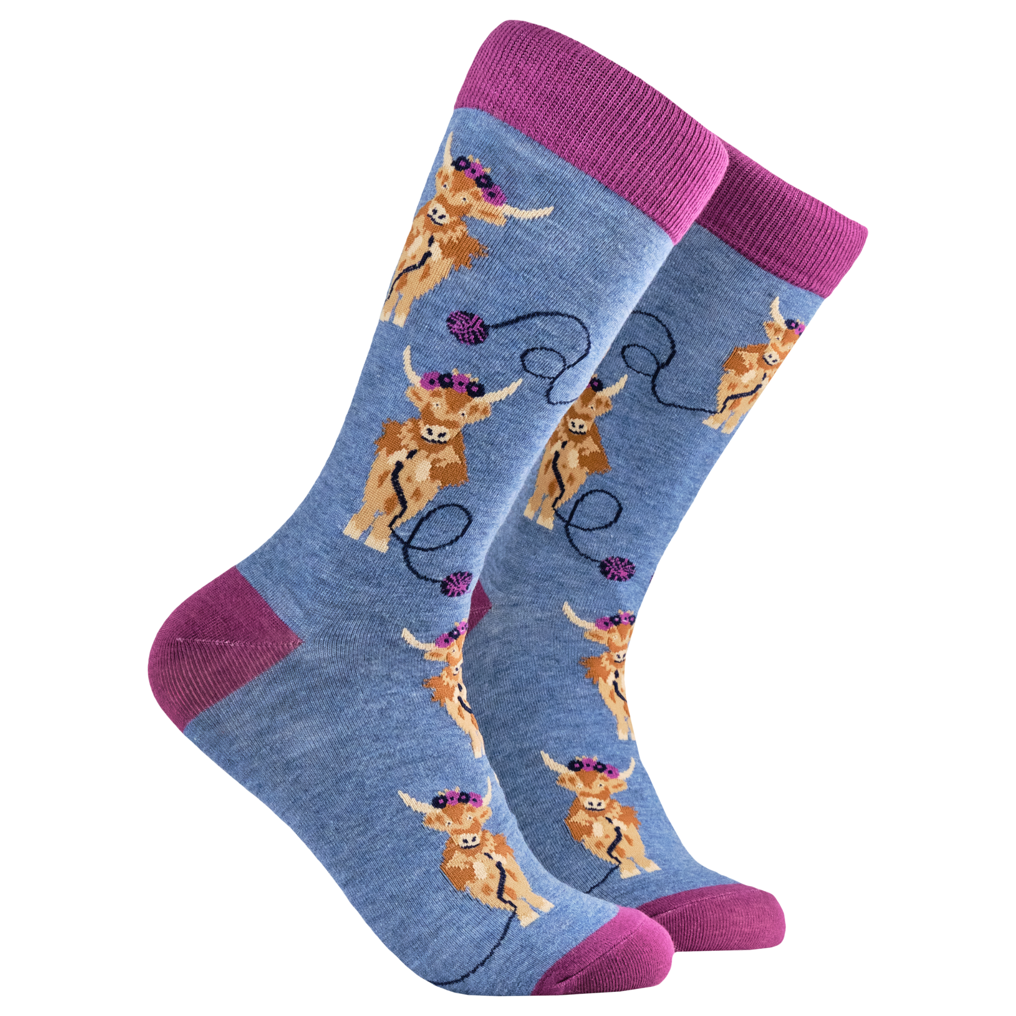 Highland Cow Socks - Crochet Och Aye the Moo!