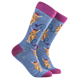 Highland Cow Socks - Crochet Och Aye the Moo!